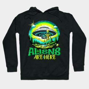 Aliens Are Real Aliens Exist Hoodie